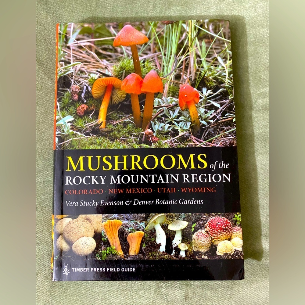 Mushrooms of the Rocky Mountain region book clear color coded layout